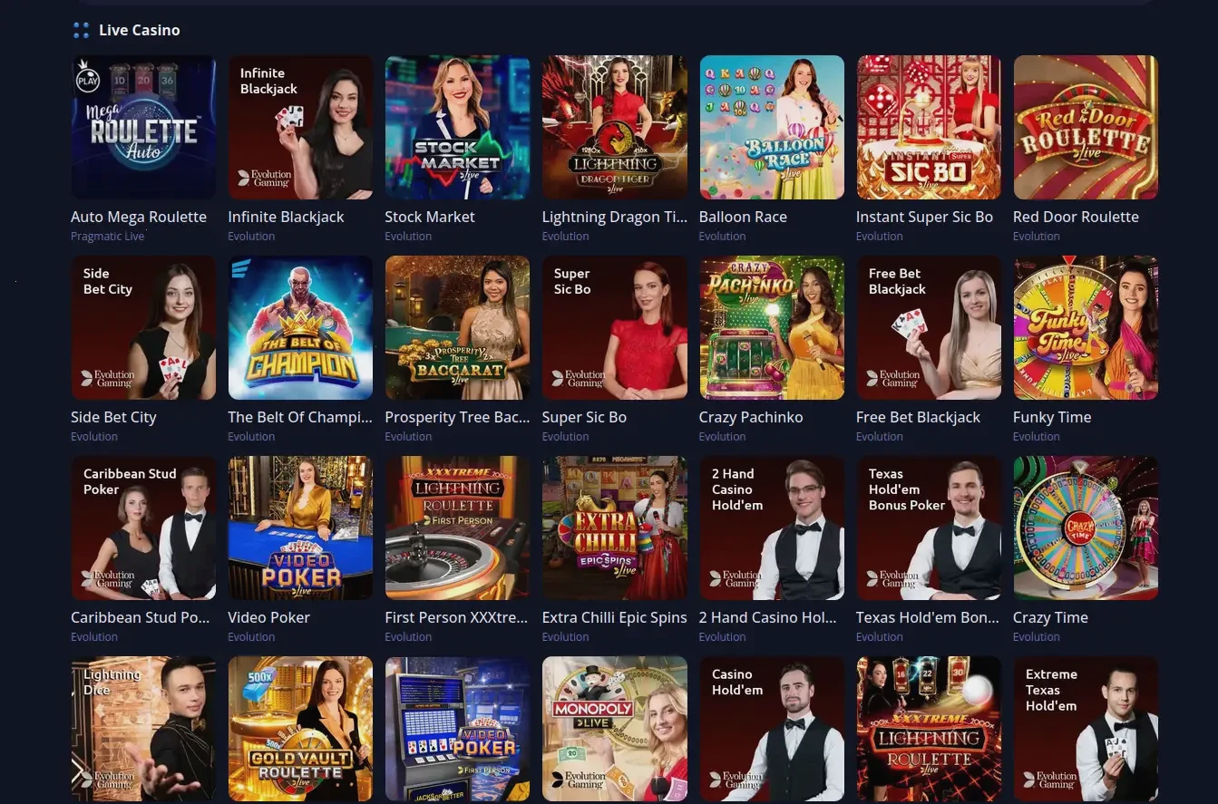 Interface du casino en ligne Cresus sur mobile et desktop